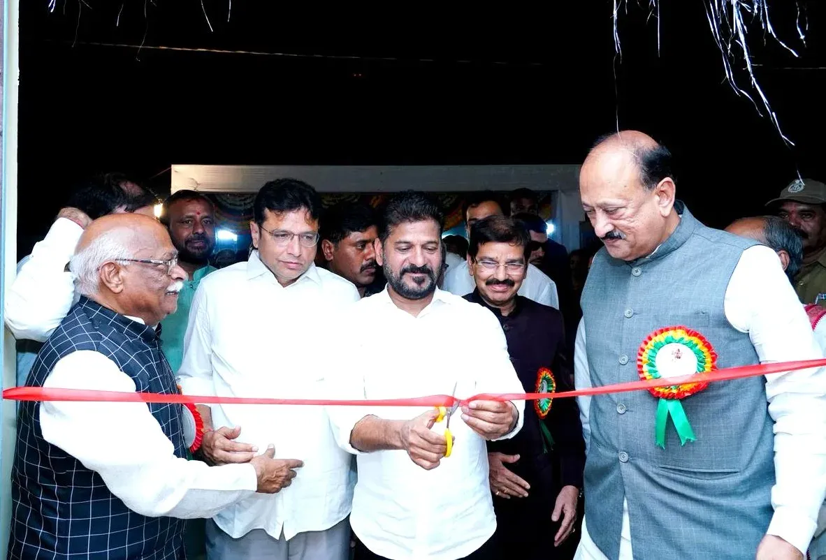 CM Revanth Reddy Inaugurates SSK Samaj Building in Uppal Bhagayat
