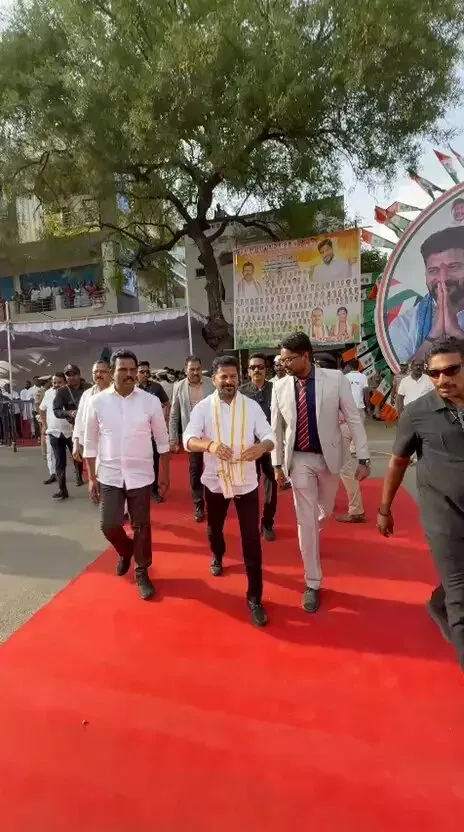 CM Revanth Reddy opens girls' high school in Kothakota