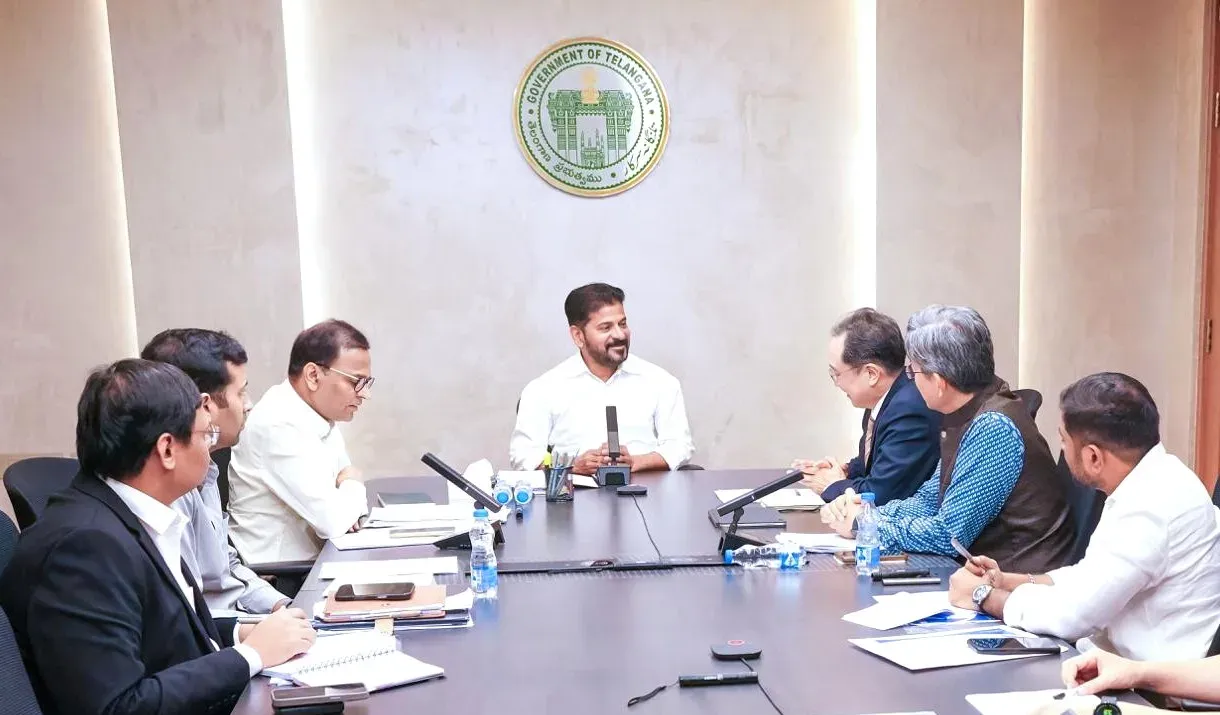 CM Revanth Reddy pitches Hyderabad to Hyundai for car manufacturing