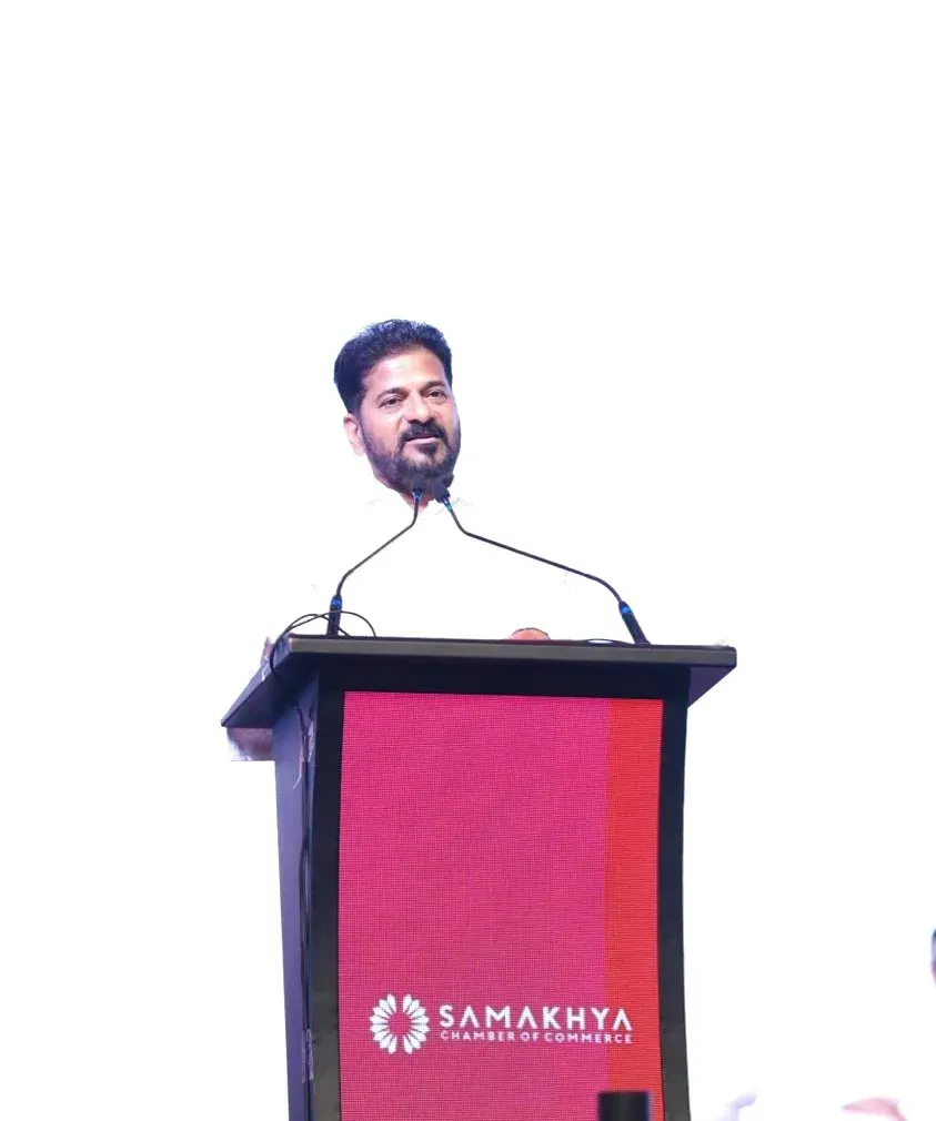 CM Revanth Reddy Pitches Telangana as Top Industrial Hub at Global Business Summit 2026