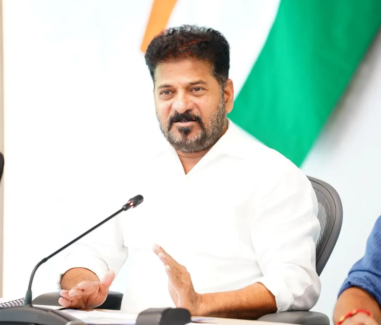 CM Revanth Reddy Reviews Irrigation Projects, Eyes 2 Lakh Acres