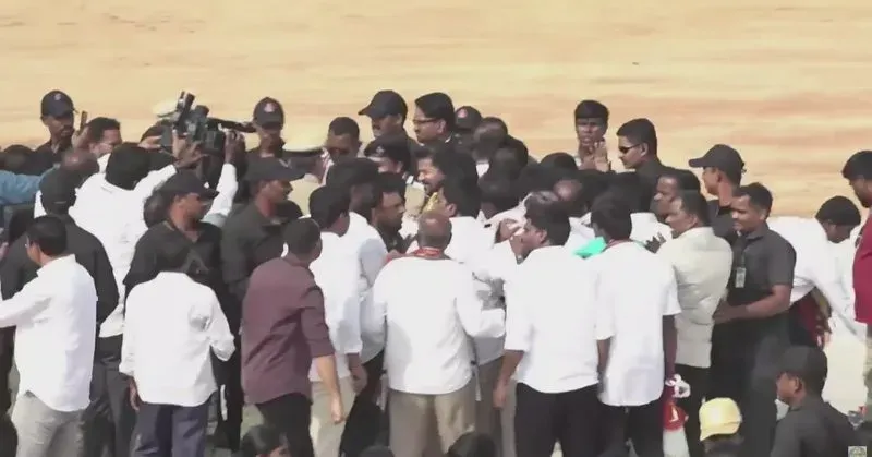 CM Revanth Reddy Visits Anjaneya Temple on Vijayadashami