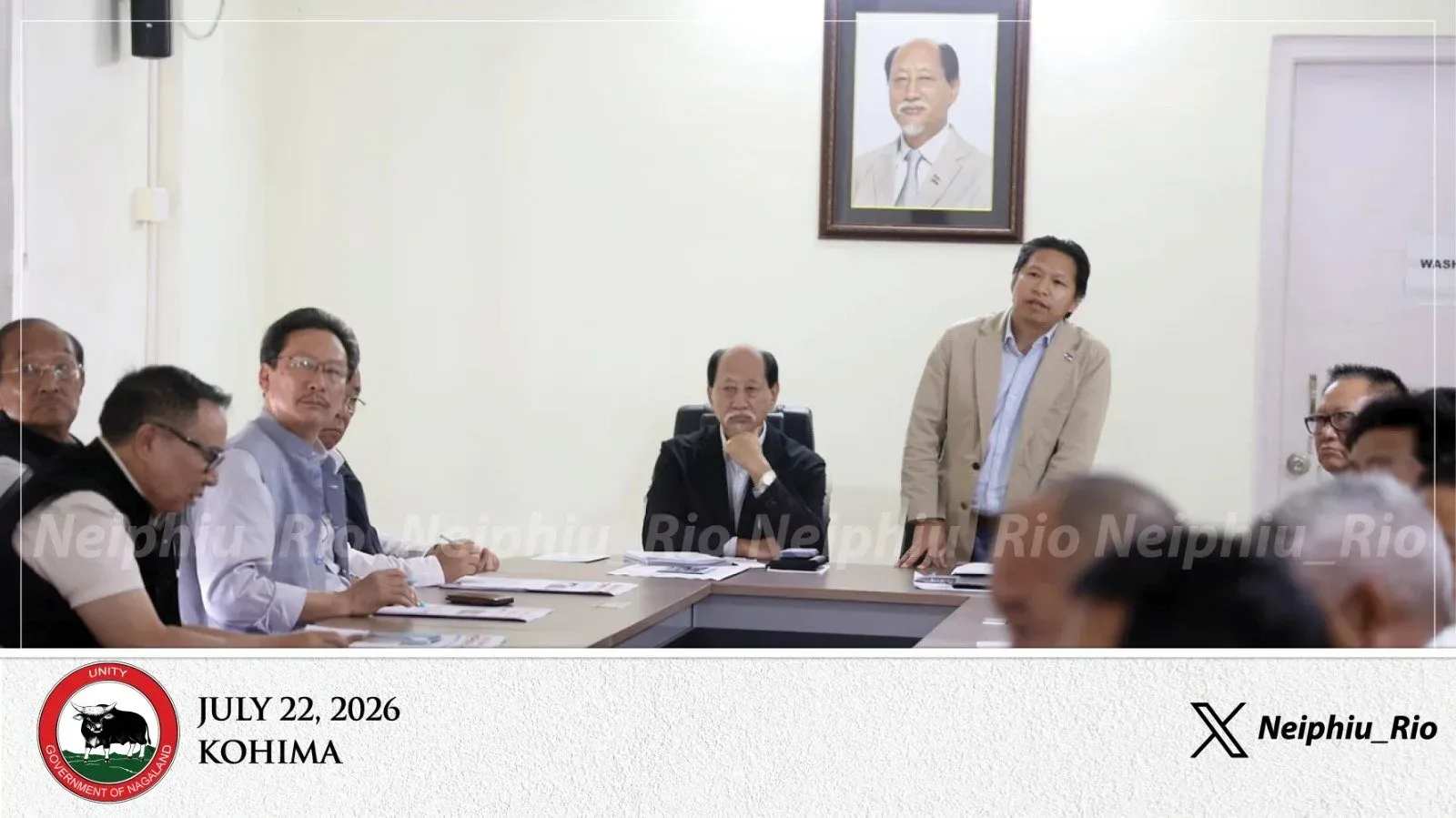 CM Rio Attends NPF Consultative Meet on Nagaland Issues