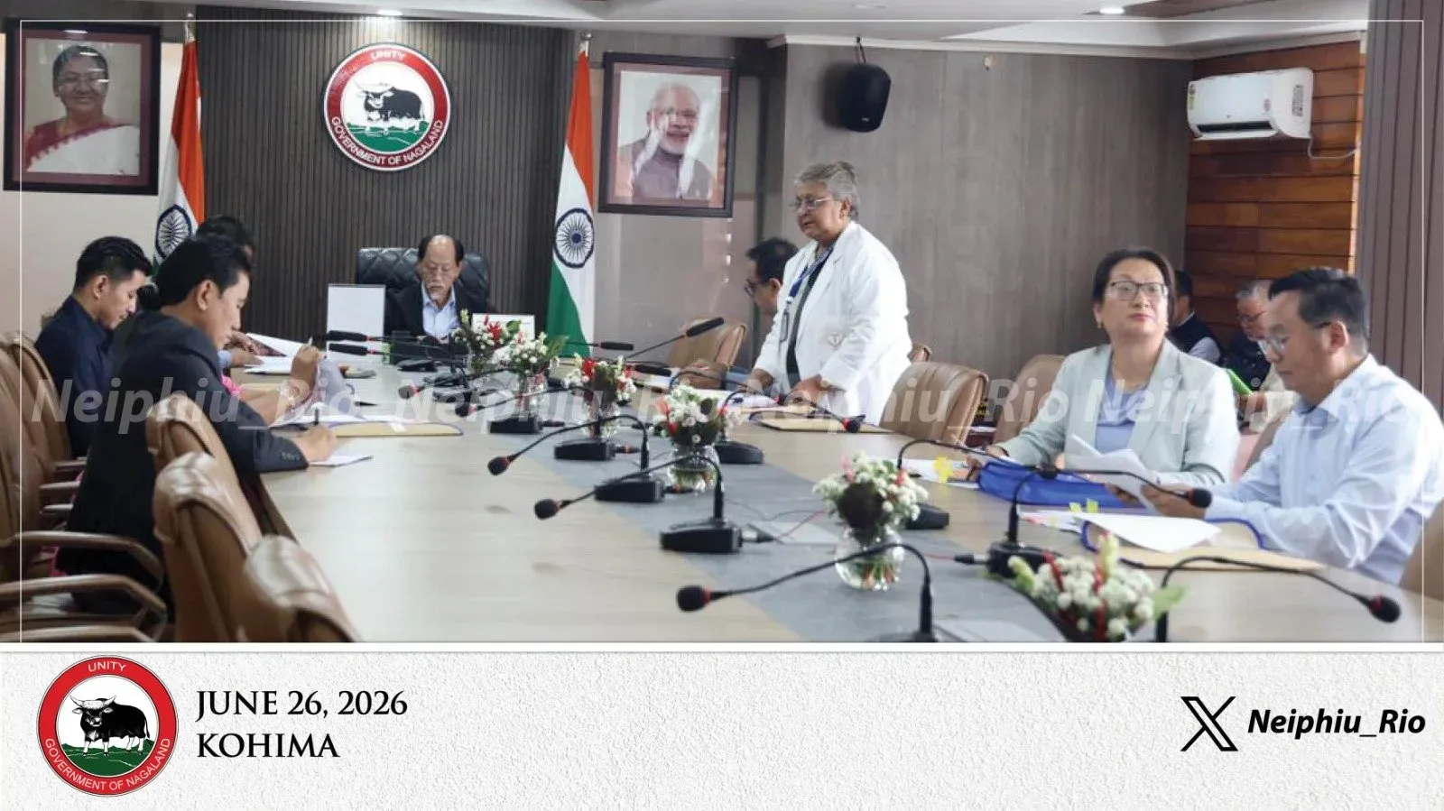 CM Rio Chairs NIMSR Governing Council Review Meet