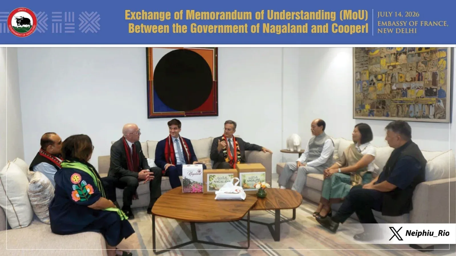CM Rio: France-Nagaland tie at Hornbill 2025 shows cultural diplomacy works