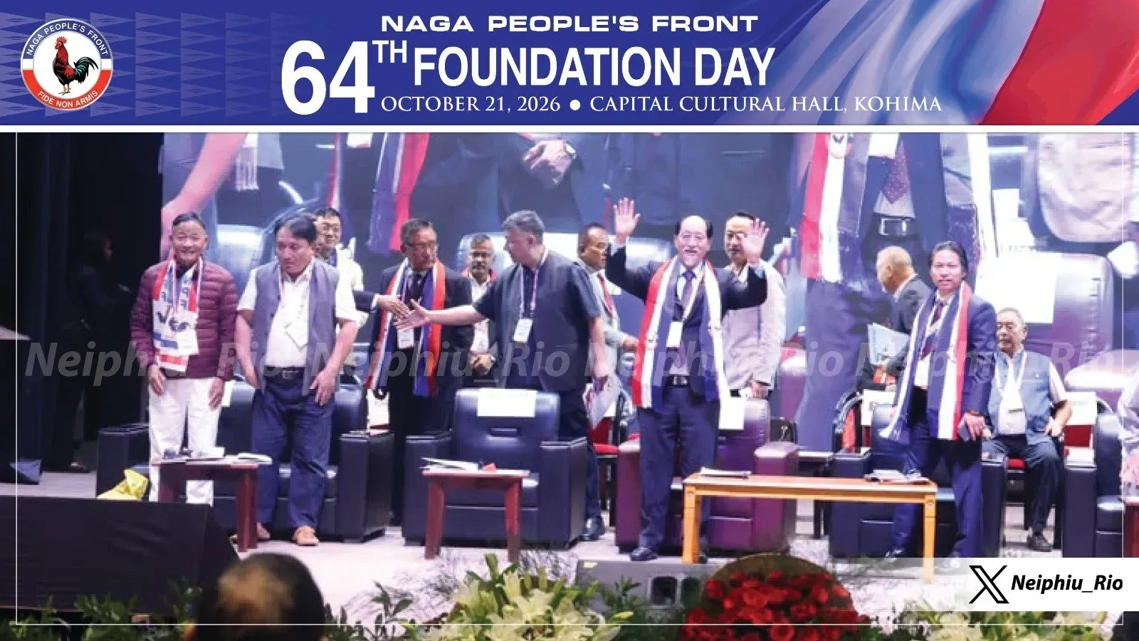 CM Rio Greets NPF on Its 64th Foundation Day