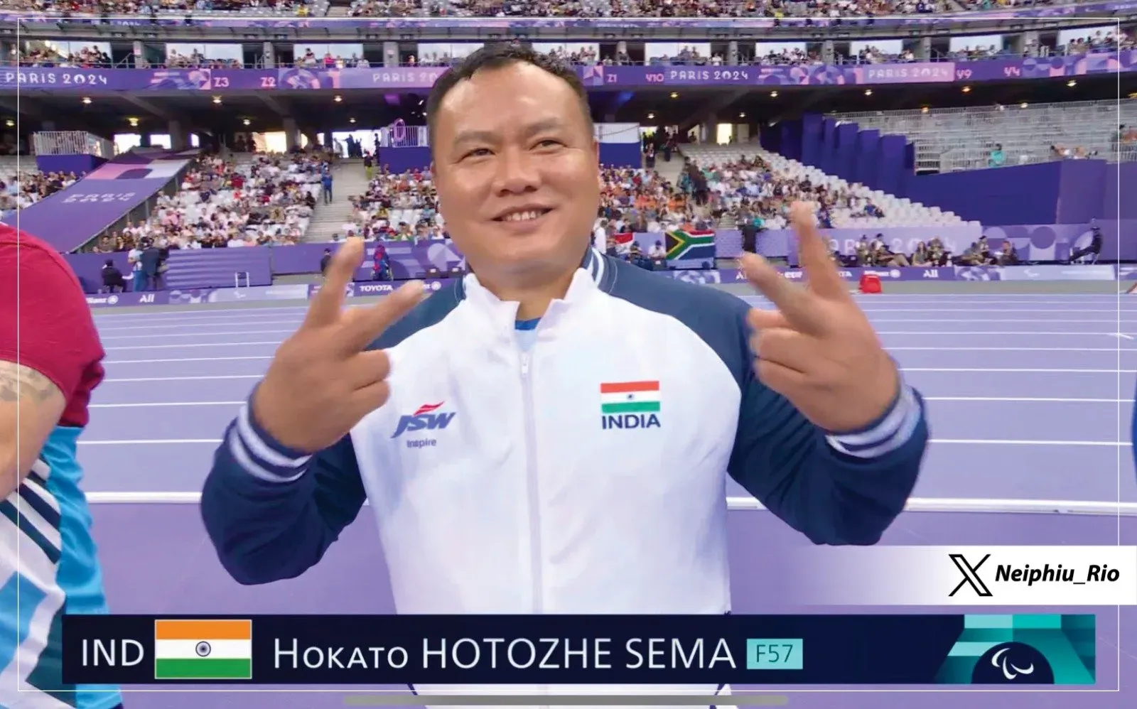 CM Rio hails Hokato Sema's Bronze at Asian Para Games 2026