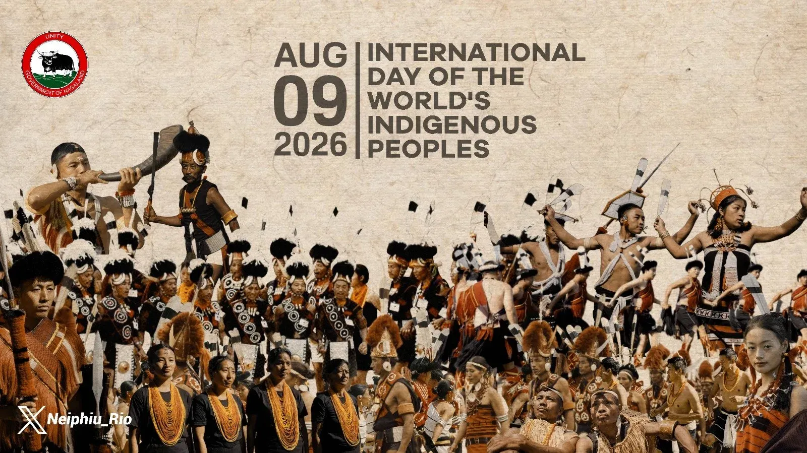 CM Rio marks Indigenous Peoples Day, honours Naga heritage