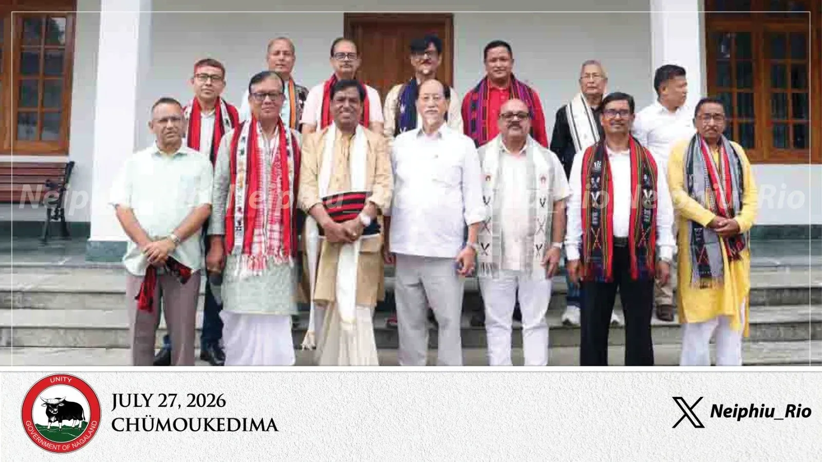 CM Rio Meets Assam Literary Delegation in Kohima