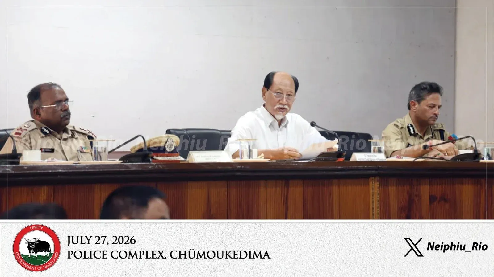 CM Rio Urges Nagaland Police to Embrace Community Policing