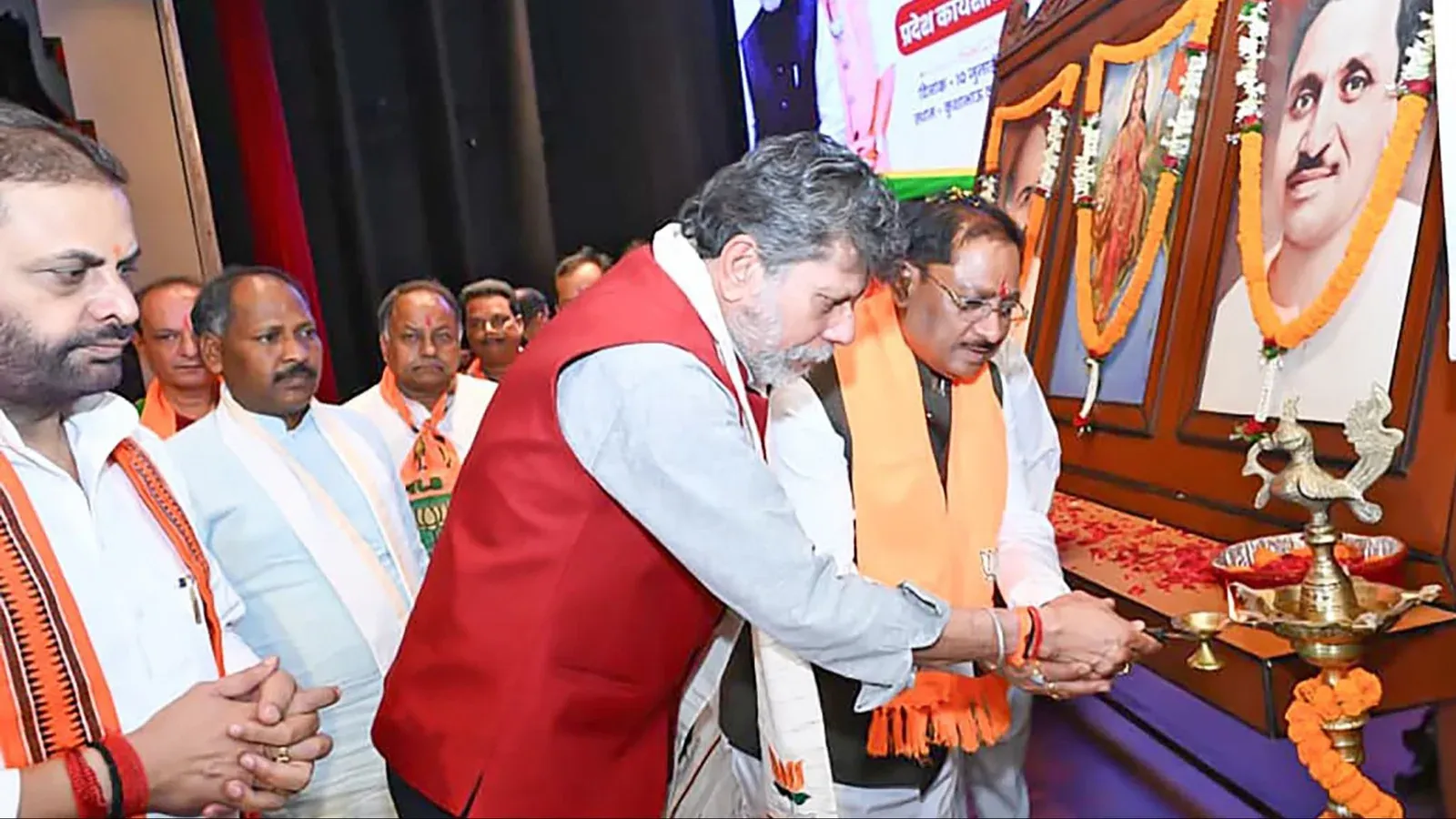 CM Sai attends BJP Chhattisgarh joint cell state executive meet