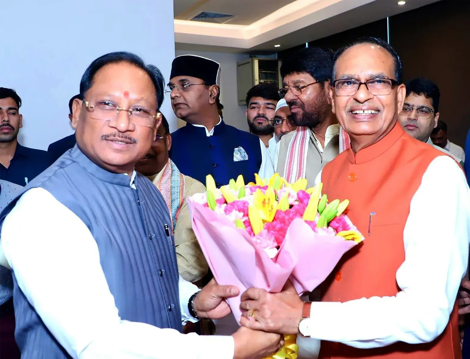 CM Sai Attends Launch of Shivraj Chouhan's Book 'Apnapan'