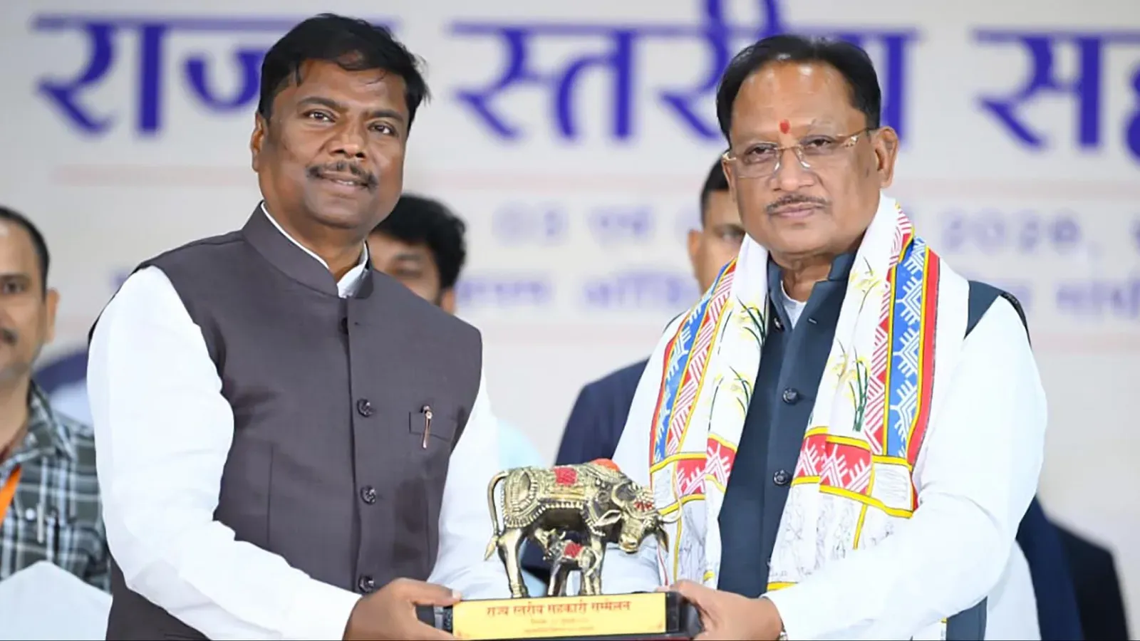 CM Sai Attends State Cooperative Meet in Raipur
