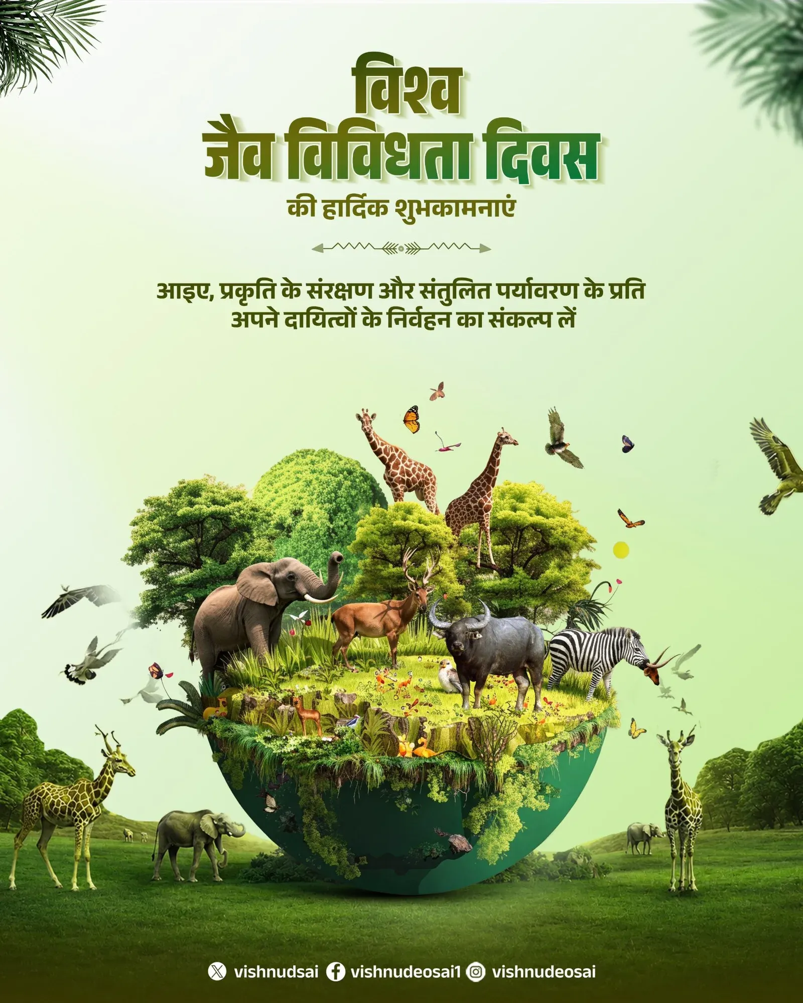 CM Sai Calls for Biodiversity Pledge on World Environment Day