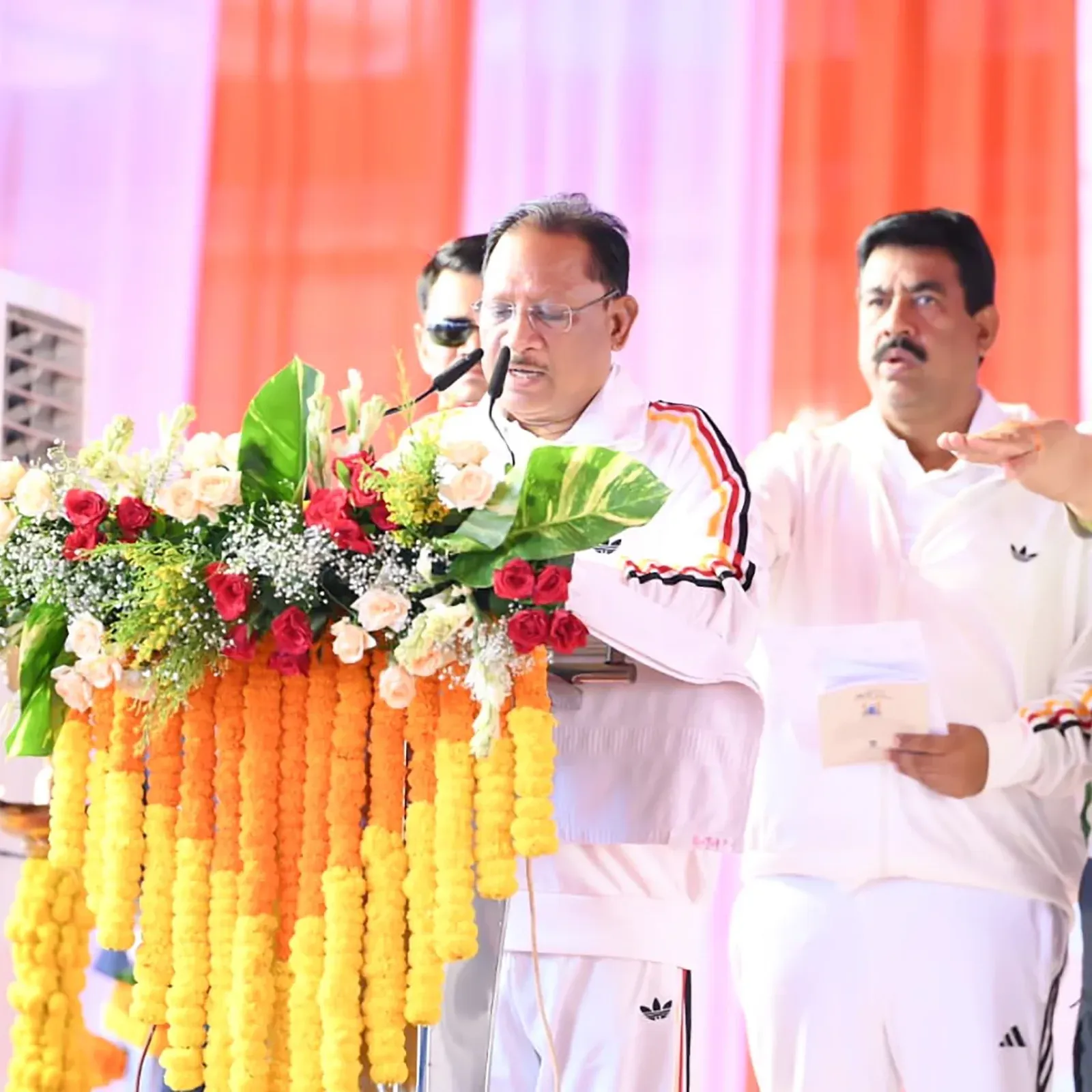 CM Sai Calls for Yoga, Anti-Addiction Pledge on IDY 2026