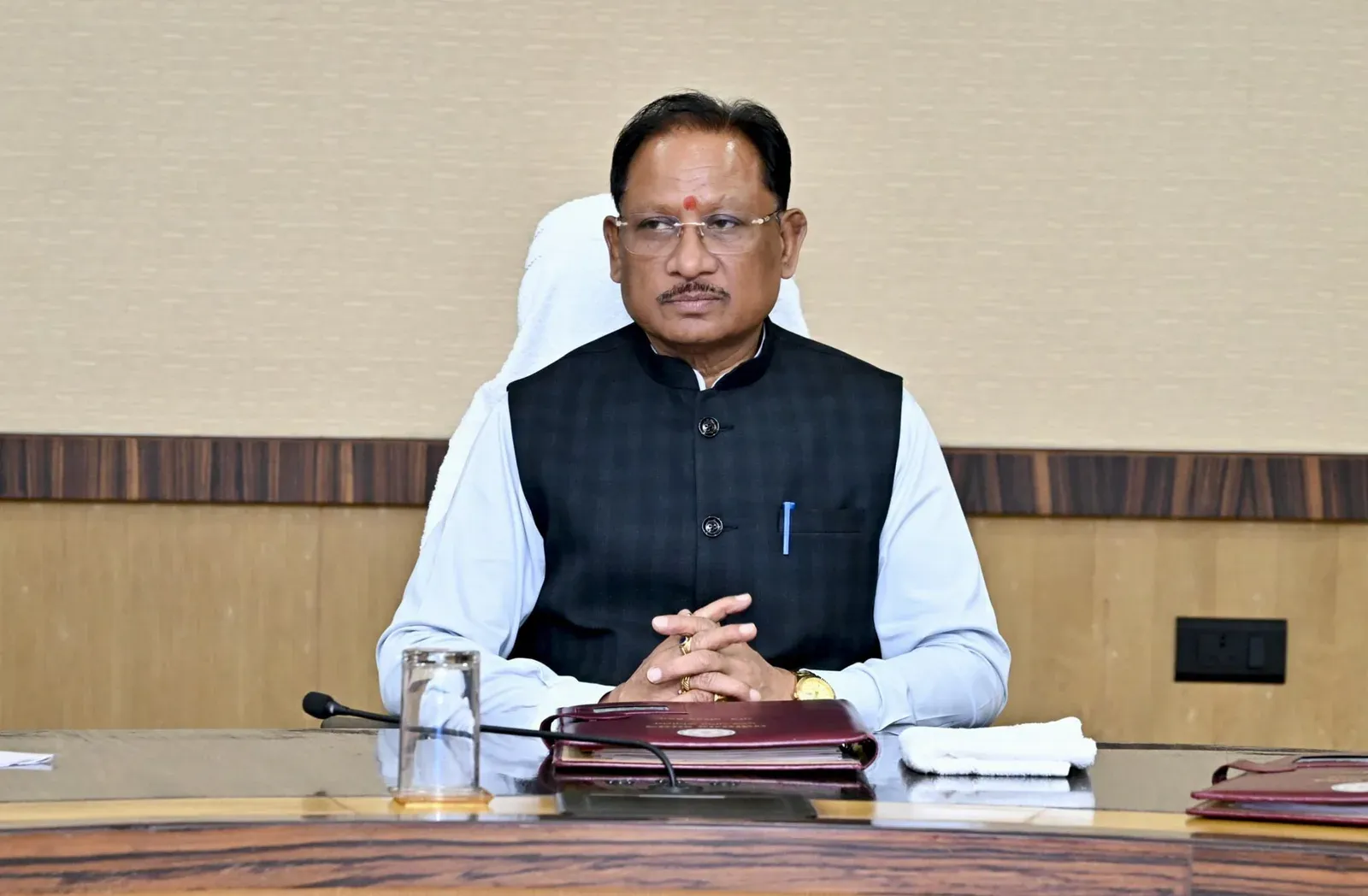 CM Sai Chairs Cabinet Meet at Mahanadi Bhawan, Nava Raipur