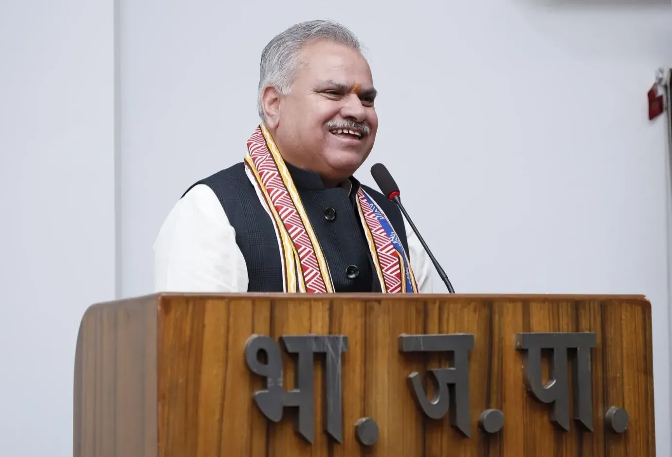 CM Sai congratulates Ajay Jamwal on Maharashtra BJP role