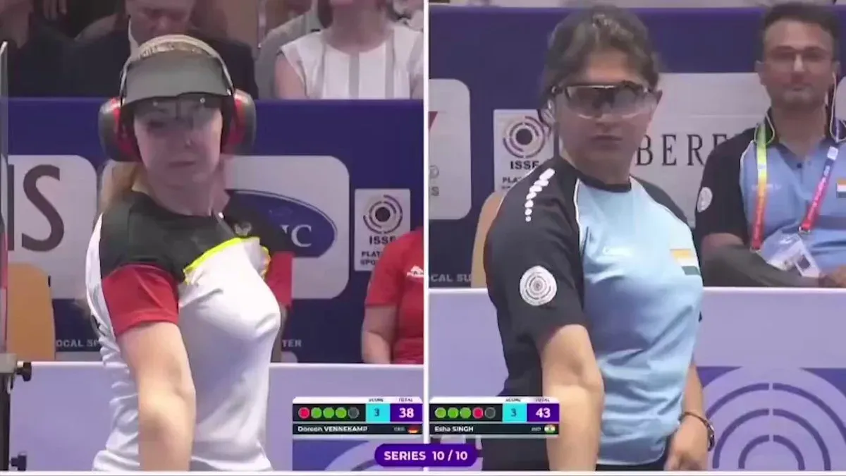 CM Sai Congratulates Esha Singh on ISSF World Cup Gold