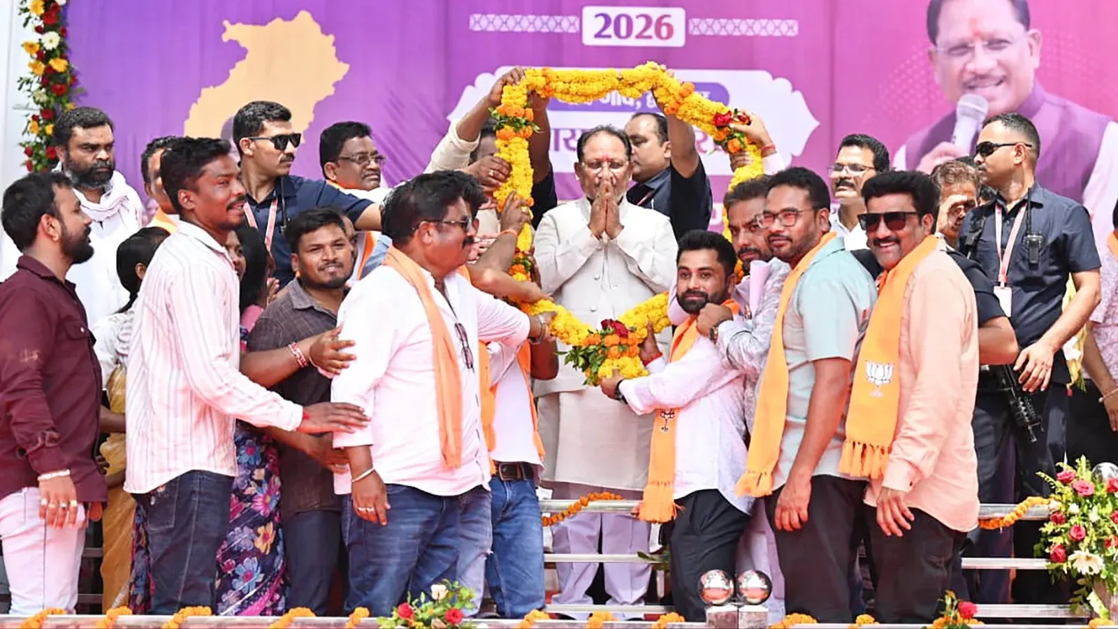 CM Sai Holds Grievance Camp in Kondagaon Under Sushasan Tihar