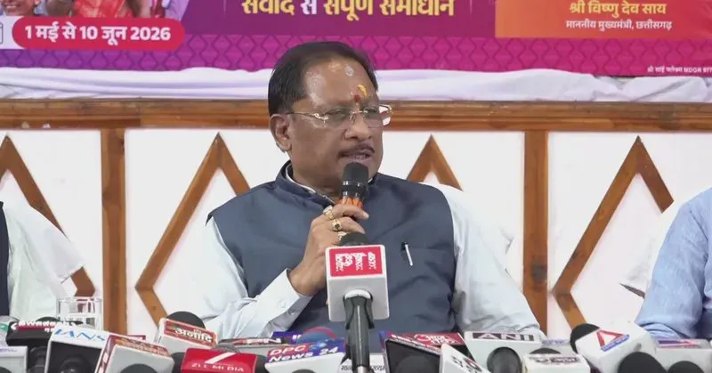 CM Sai Holds Press Conference for Sushasan Tihar 2026