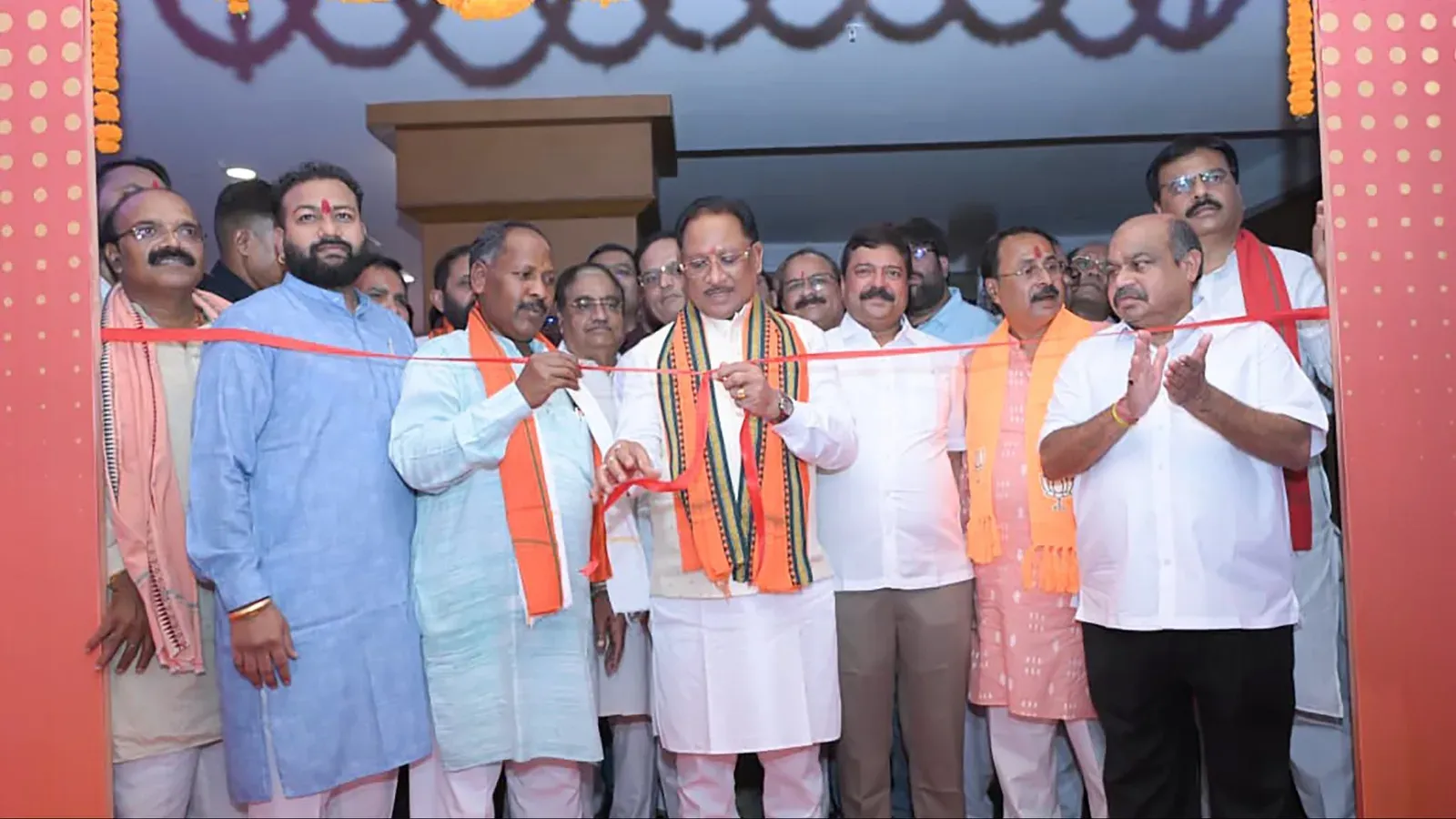 CM Sai Inaugurates Exhibition Marking Modi's 12 Years as PM