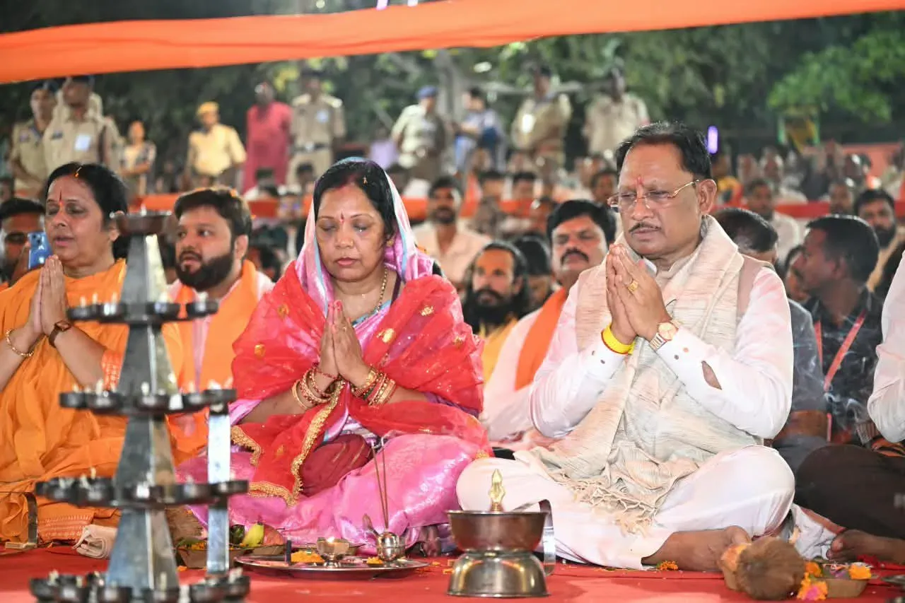 CM Sai joins Mahanadi Mahaarti, calls water conservation a people's movement