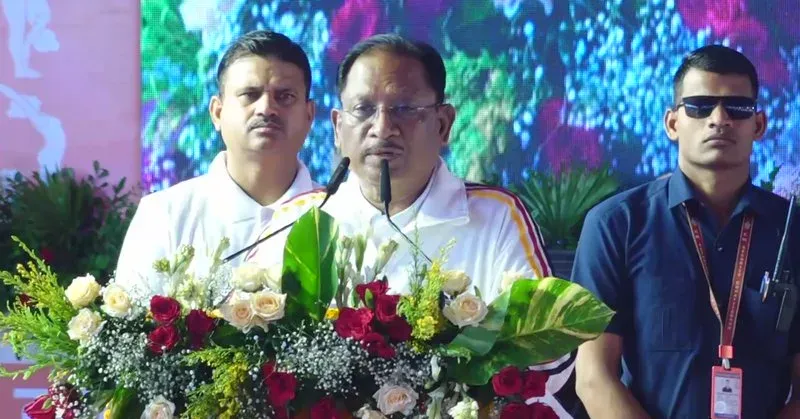 CM Sai marks 12th International Yoga Day in Chhattisgarh