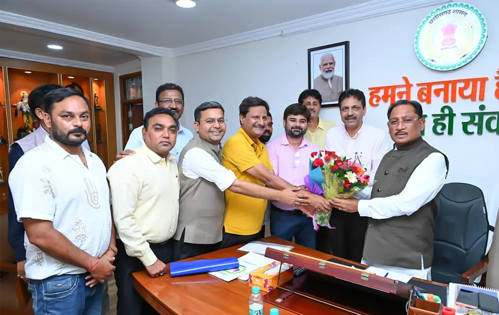 CM Sai Meets Chhattisgarh Olympic Association, Pledges Athlete Support
