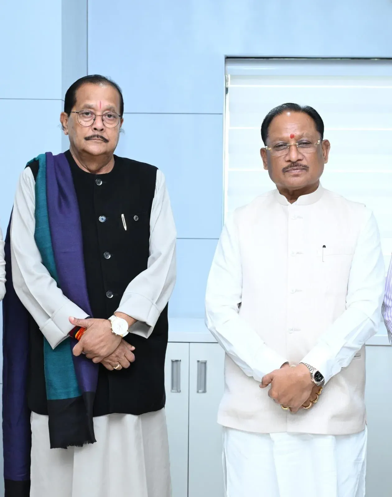 CM Sai Meets Jharkhand Finance Minister on Border Development