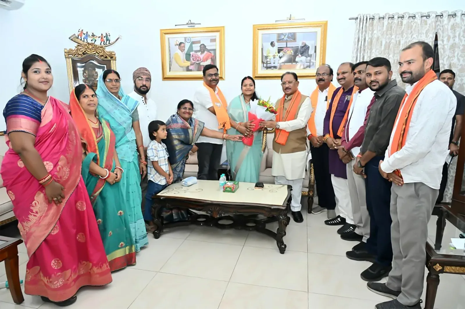CM Sai Meets Shivanandpur Nagar Panchayat Winners