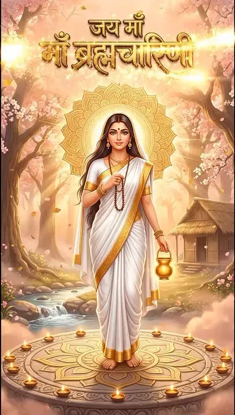 CM Sai offers prayers to Maa Brahmacharini on Navratri Day 2