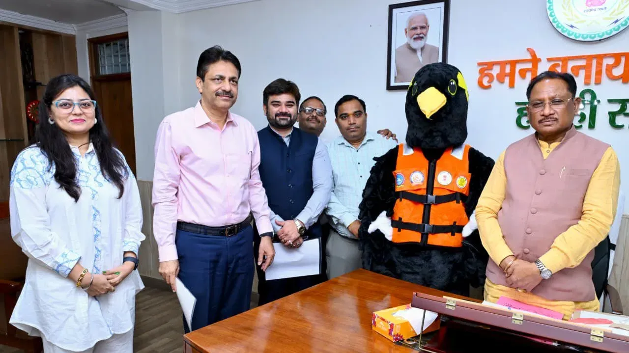 CM Sai Unveils Mascot for National Kayaking Meet in Raipur