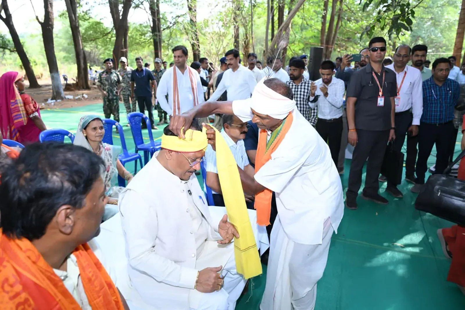 CM Sai Visits Narayanpur Village Under Sushasan Tihar 2026