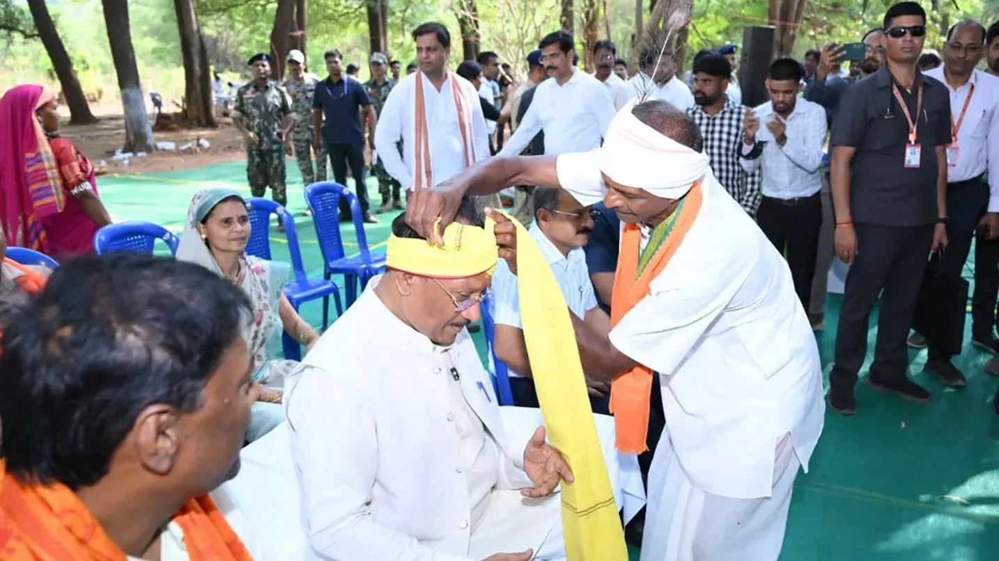 CM Sai visits Narayanpur's Garpa for Sushasan Tihar Jan Chaupal