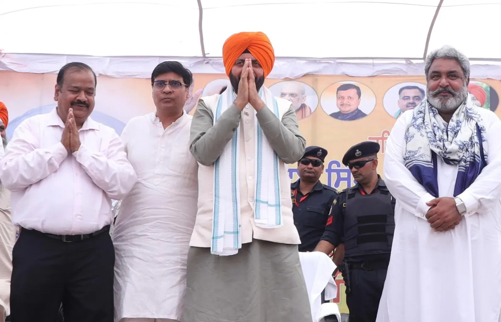 CM Saini Addresses Rally in Punjab's Dhuri, Slams Empty Promises