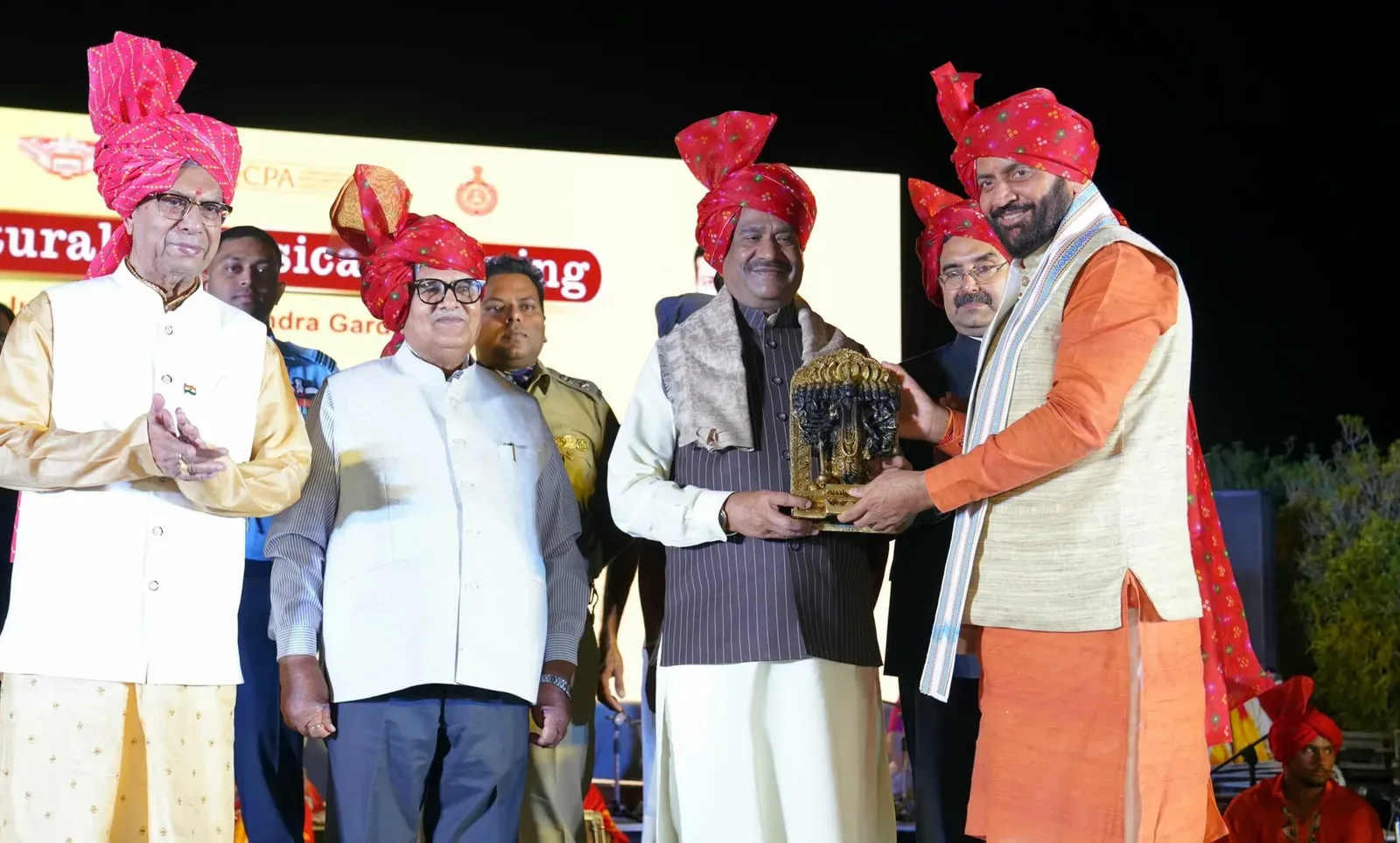 CM Saini Attends CPA Dinner Hosted by Lok Sabha Speaker Birla