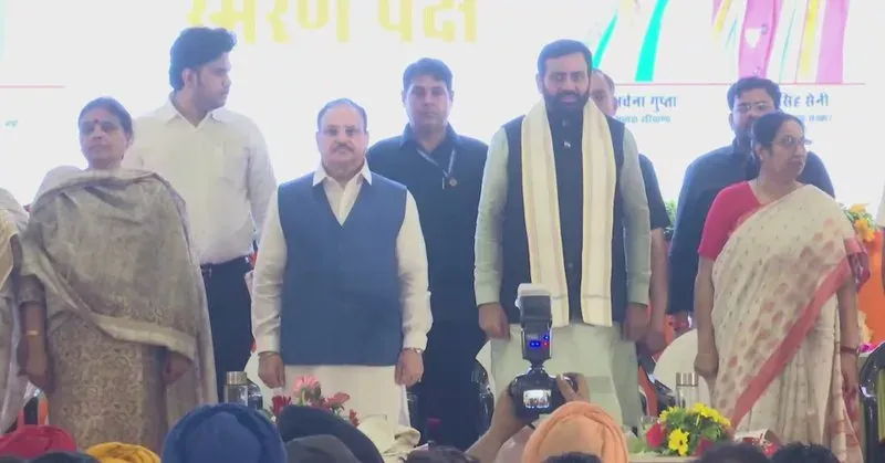 CM Saini Attends Shyama Prasad Mukherjee Jayanti in Ambala