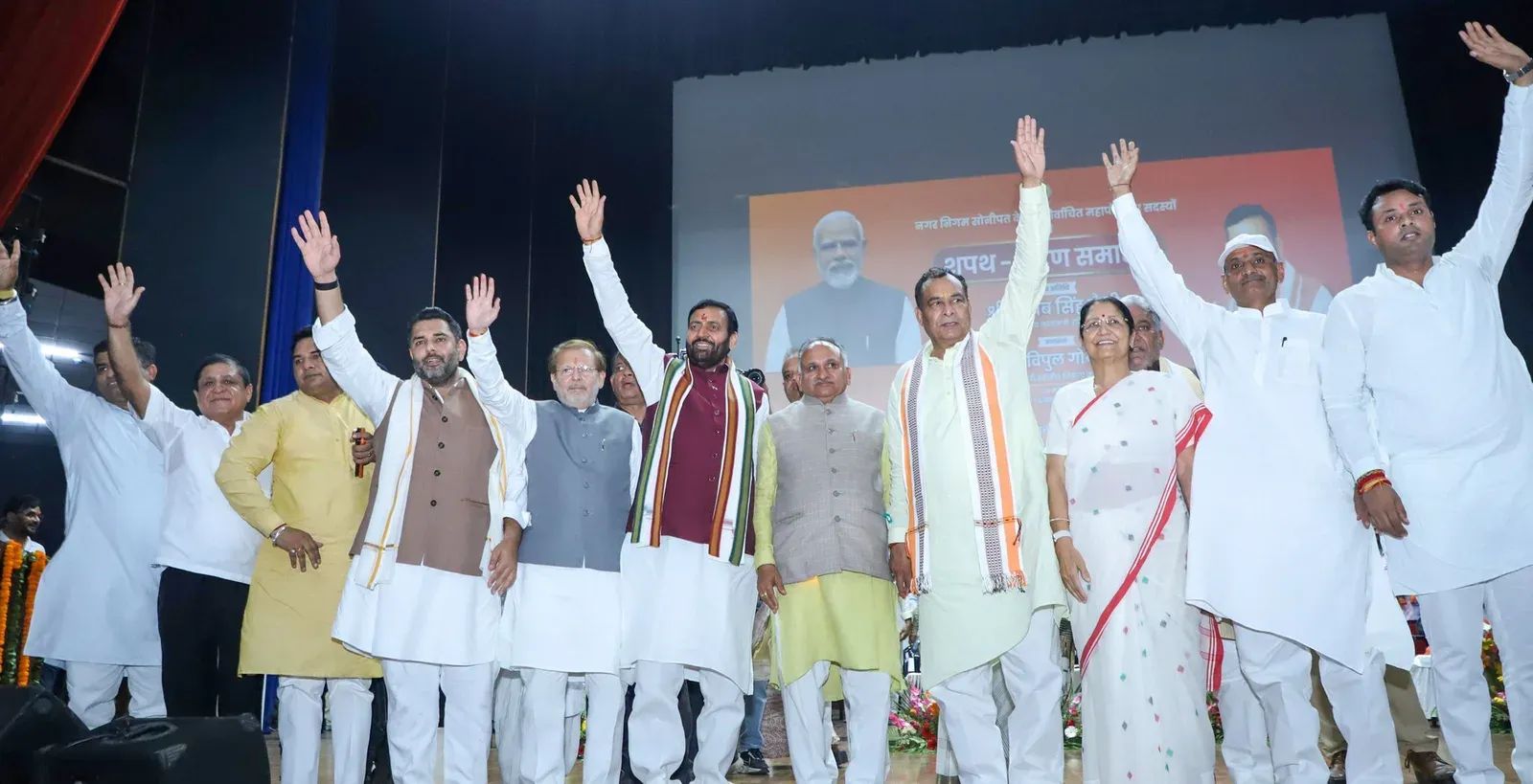CM Saini attends Sonipat civic body oath ceremony