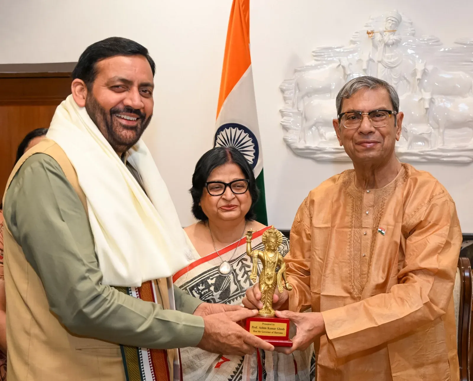 CM Saini Attends West Bengal Day at Haryana Lok Bhavan