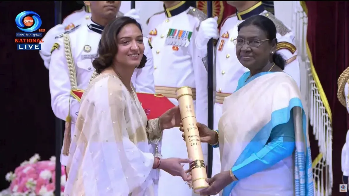 CM Saini Congratulates Harmanpreet on Padma Shri