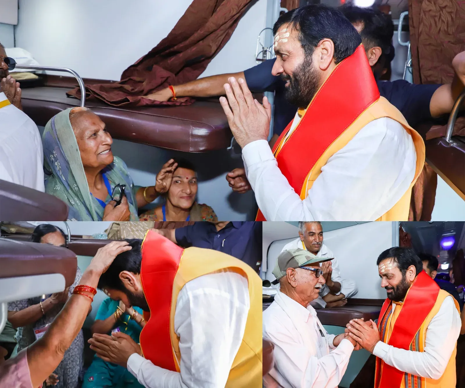 CM Saini Flags Off Kurukshetra-Somnath Special Train