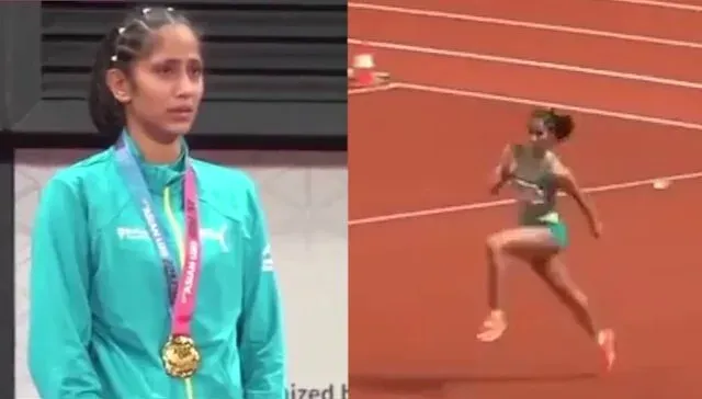 CM Saini Hails Haryana's Pooja for Asian U-20 High Jump Gold