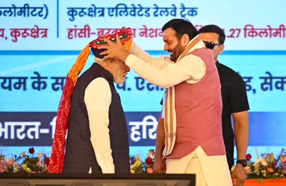 CM Saini Hails PM Modi's ₹14,700 Cr Project Launch in Jind