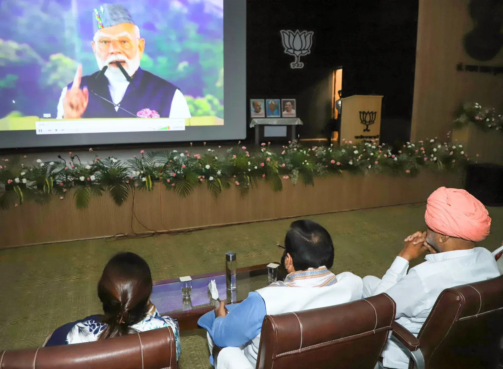CM Saini Marks 12 Years of Modi Govt at Panchkula BJP Office