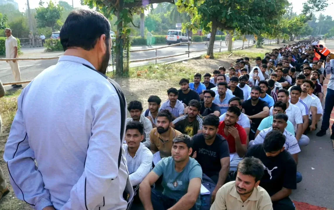 CM Saini visits Panchkula police recruitment drive, hails merit-based hiring
