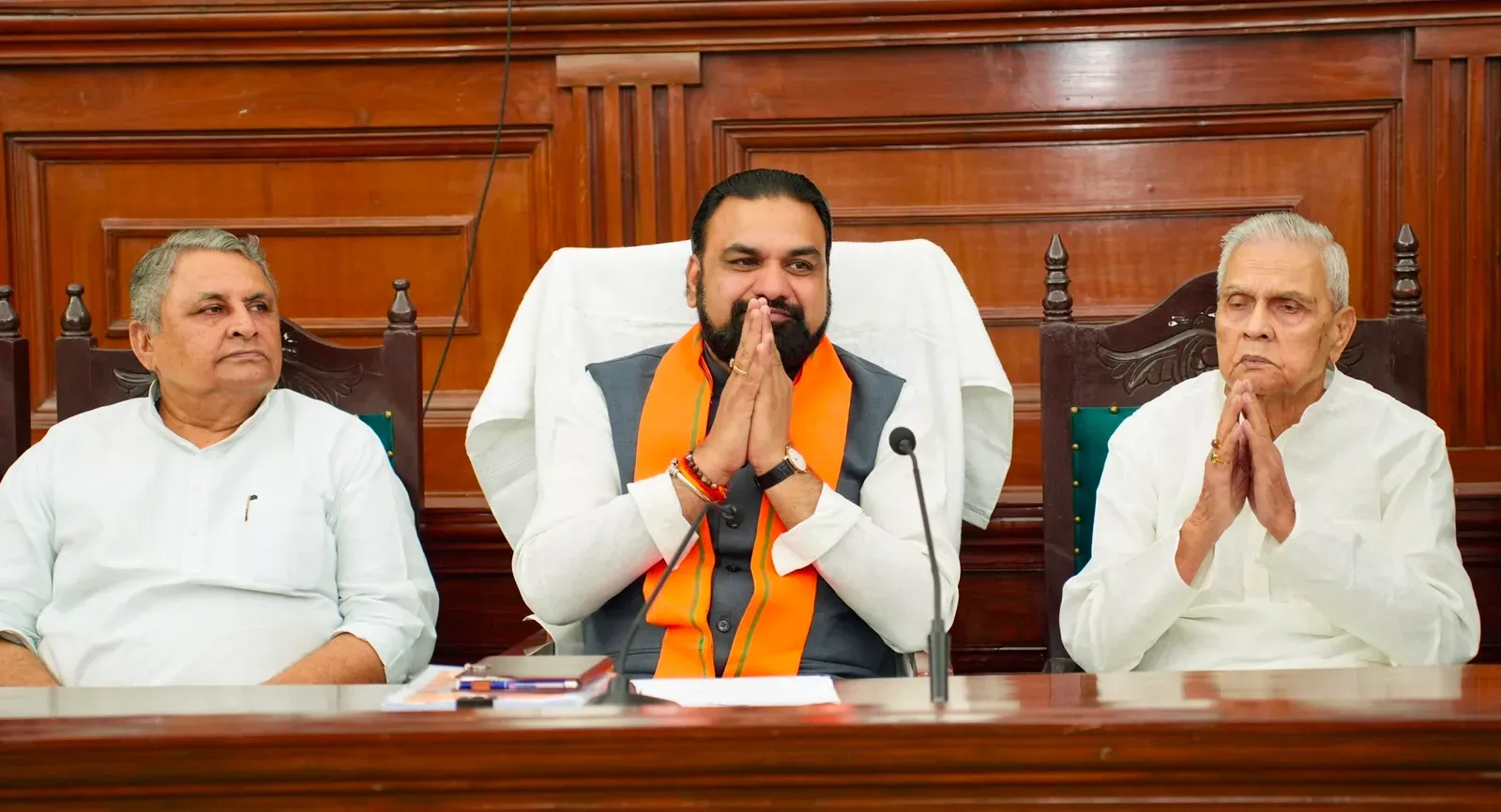 CM Samrat Choudhary Addresses NDA Legislature Meet in Bihar