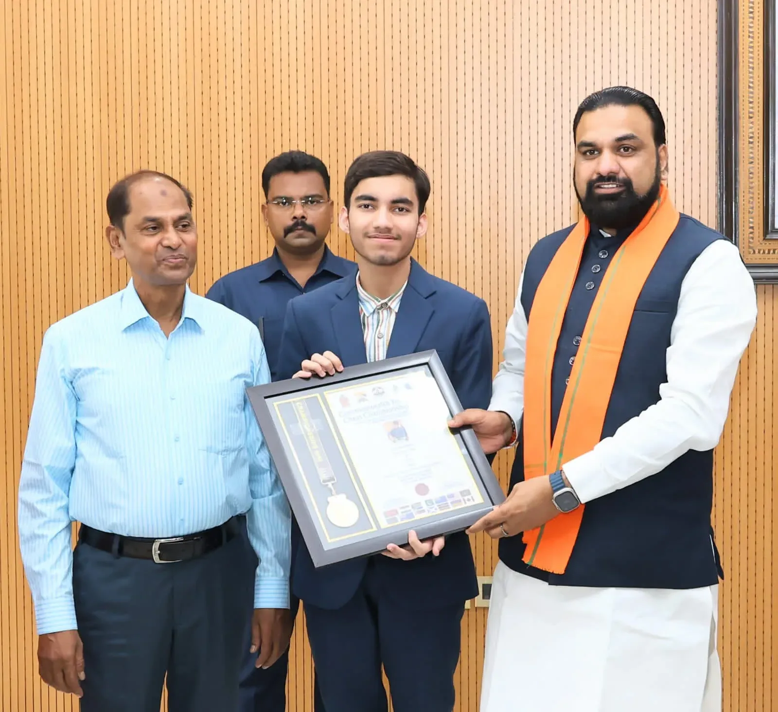 CM Samrat Choudhary awards Rs 22.50 lakh to Bihar chess champion