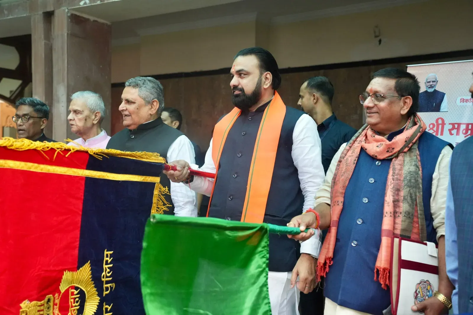 CM Samrat Choudhary flags off 58 highway patrol vehicles
