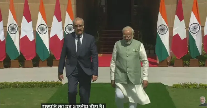 CM Samrat Choudhary flags PM Modi's meet with Swiss President at Hyderabad House