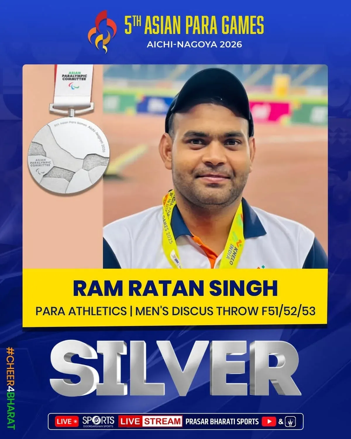 CM Samrat Choudhary Hails Bihar's Para Athletes at Asian Para Games 2026